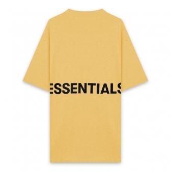 FOG ESSENTIALS | BOXY GRAPHIC T-SHIRT / YELLOW