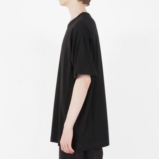 YOHJI YAMAMOTO | ULTIMA REGULAR ROUND NECK SHORT SLEEVES / BLACK