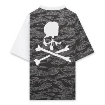 PHENOMENON | MASTERMIND WORLD TIGER CAMO on SKULL TEE / WHT