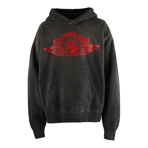 SAINT MXXXXXX | HOODIE ANGEL / BLACK