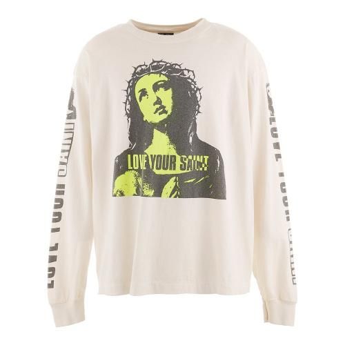 SAINT MXXXXXX | LS TEE LOVE UR SAINT / WHITE