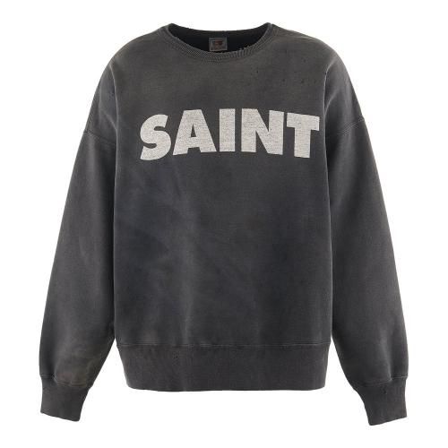 SAINT MXXXXXX | CREW NECK SWEAT SHIRT SAINT / BLACK
