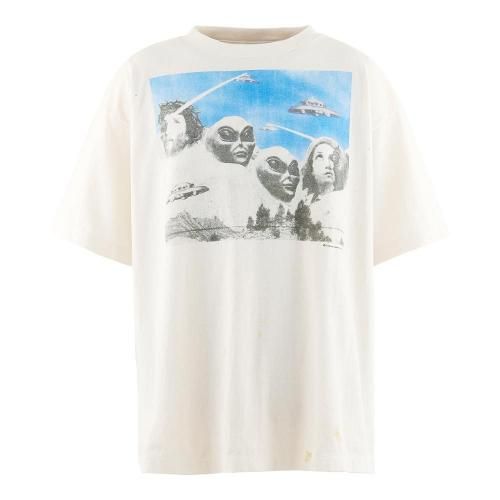 SAINT MXXXXXX | SW_SS TEE KIKI / WHITE