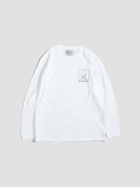 Window long T-shirts WHITE