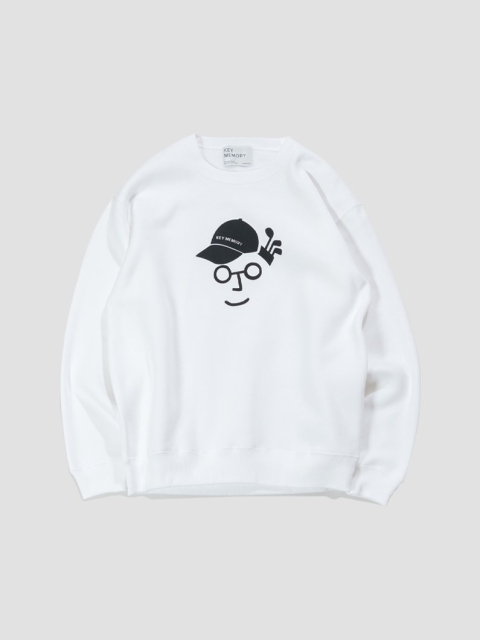 Keymemory golf sweat WHITE