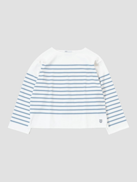 Basque long shirts BLUE