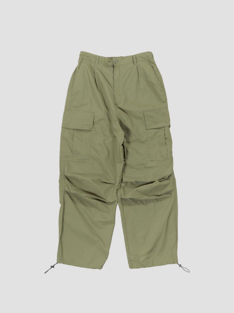Nylon cargo pants OLIVE