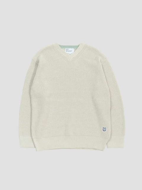 Washable knit pullover IVORY