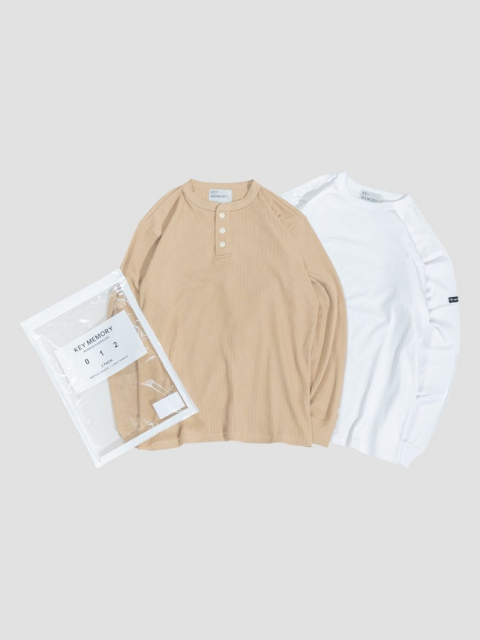 2 pack T-shirts BEIGE