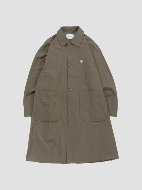 Nylon soutien collar coat KHAKI