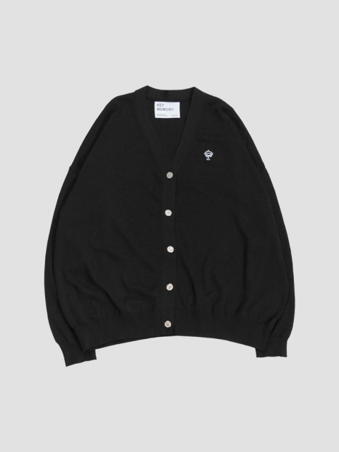 Dry touch cardigan BLACK