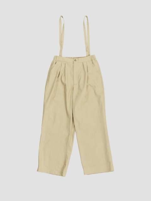 2Way suspender pants BEIGE