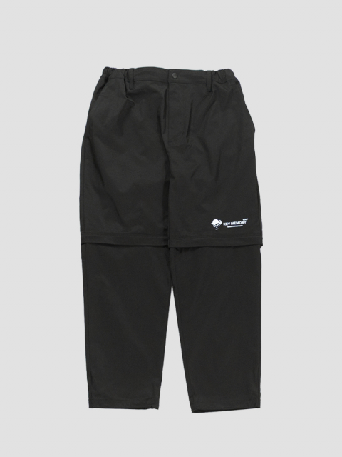 Dual style golf pants BLACK
