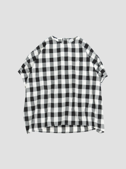 Soft gauze tunic CHECK